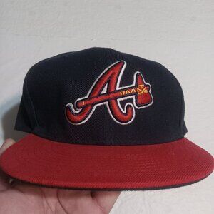 New Era 59Fifty Atlanta Braves Cool Base On Field Players Fitted Hat/Cap 7 1/2